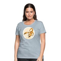 Thumbnail for Women’s Mosaic Scorpio Premium T-Shirt - heather ice blue