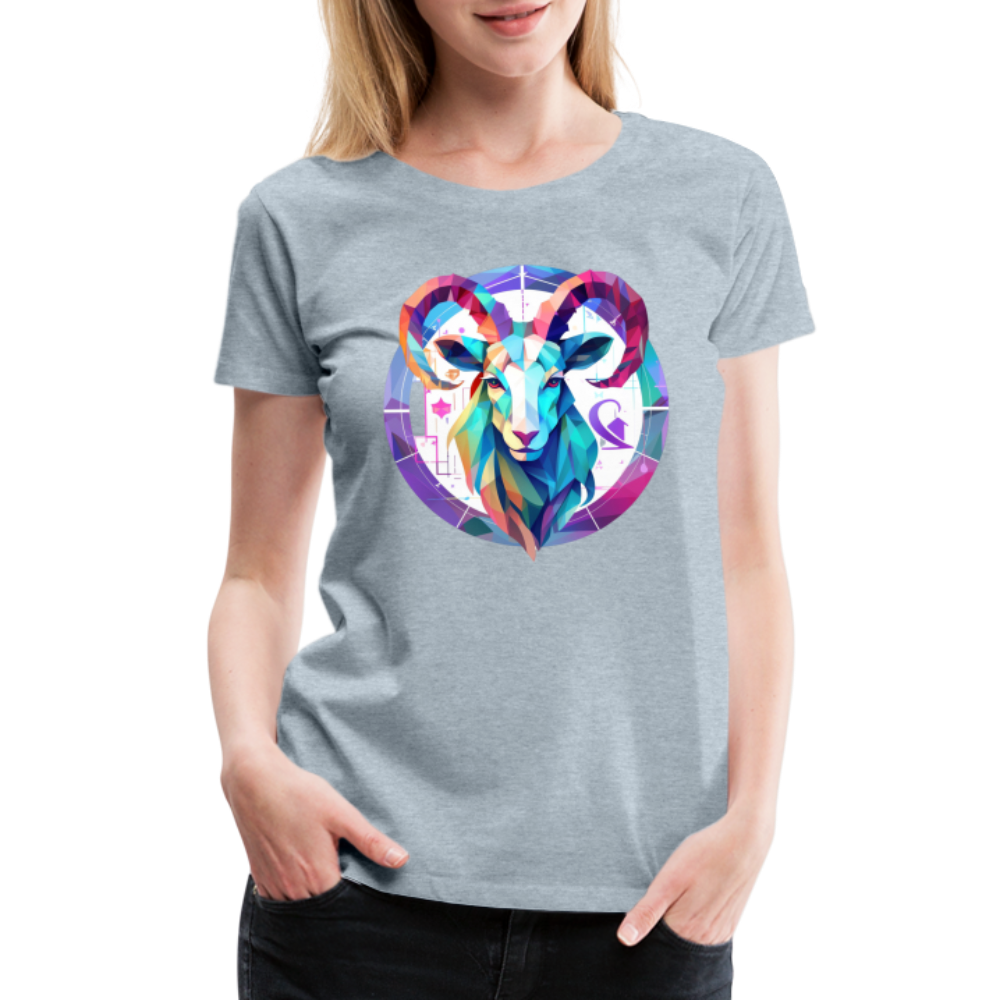 Women’s Mythical Aries Premium T-Shirt - heather ice blue