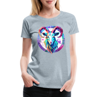 Thumbnail for Women’s Mythical Aries Premium T-Shirt - heather ice blue