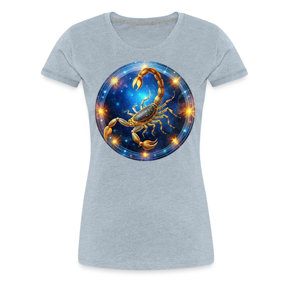 Women’s Mystic Scorpio Premium T-Shirt - heather ice blue