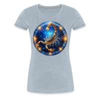 Thumbnail for Women’s Mystic Scorpio Premium T-Shirt - heather ice blue