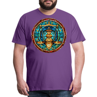 Thumbnail for Men's Mosaic Libra Premium T-Shirt - purple