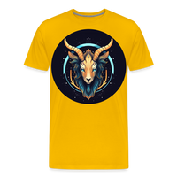 Thumbnail for Men's Mystic Capricorn Premium T-Shirt - sun yellow