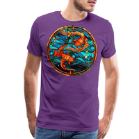 Thumbnail for Men's Mosaic Pisces Premium T-Shirt - purple