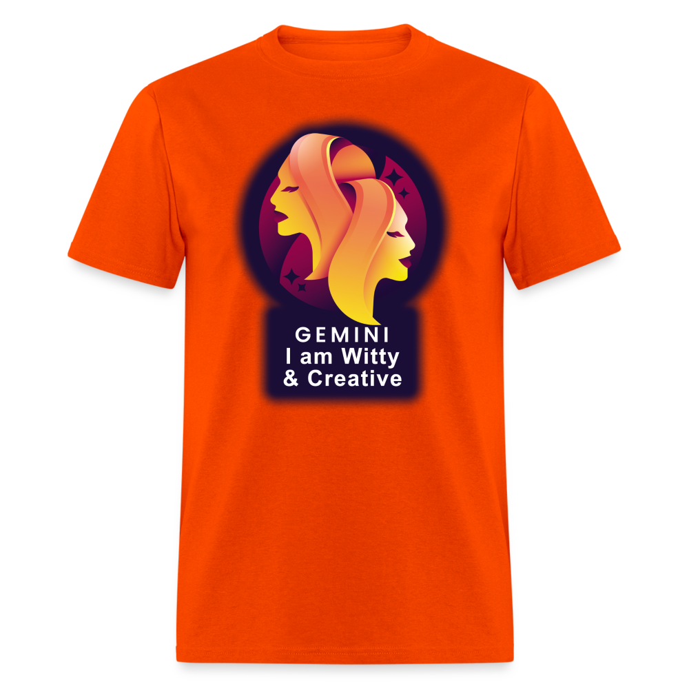 Men's Glow Gemini Classic T-Shirt - orange