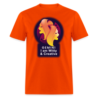 Thumbnail for Men's Glow Gemini Classic T-Shirt - orange