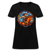 Thumbnail for Women's Mosaic Sagittarius T-Shirt - black