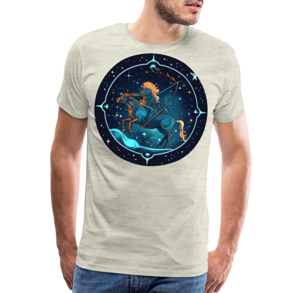 Men's Magic Sagittarius Premium T-Shirt - heather oatmeal