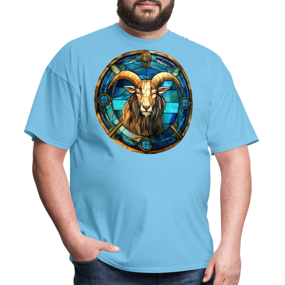 Men's Mosaic Capricorn Classic T-Shirt - aquatic blue