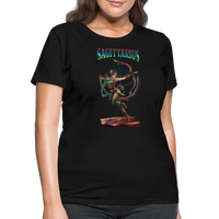 Thumbnail for Astral Sagittarius Women's T-Shirt - black