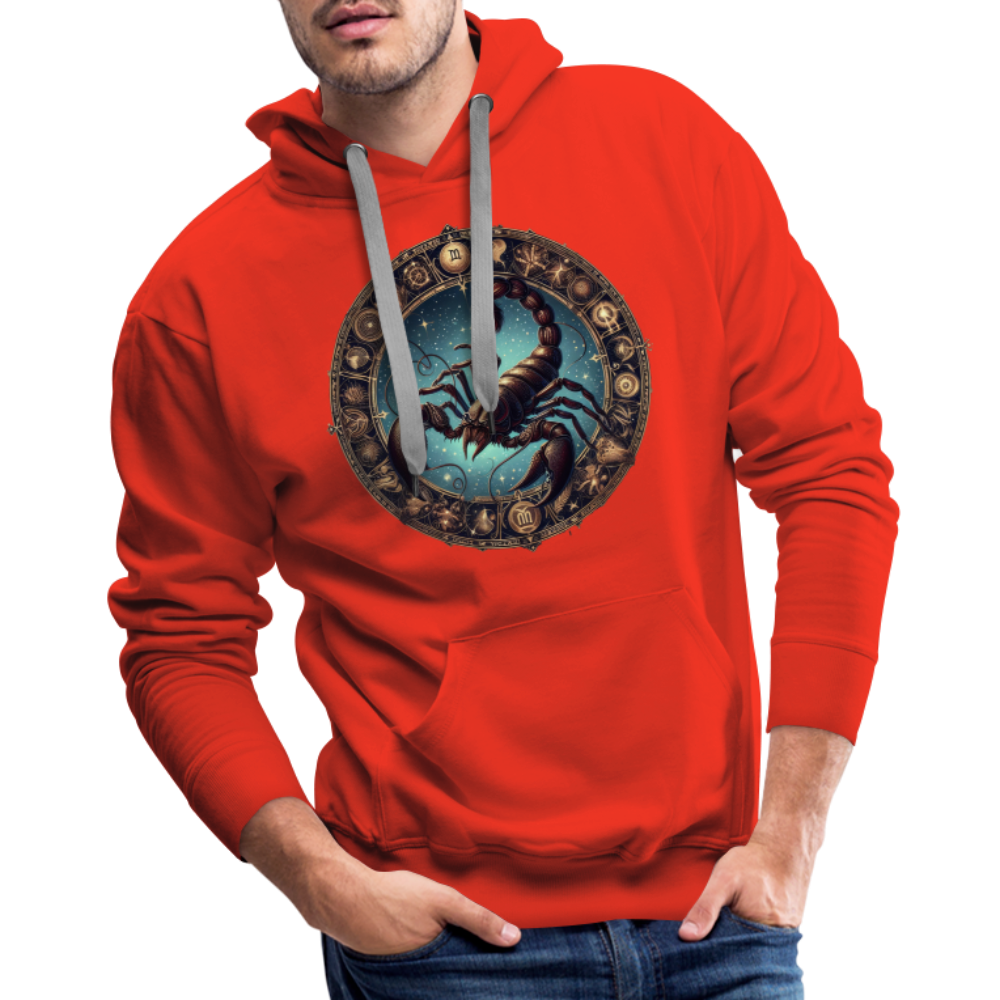 Men’s Mythical Scorpio Premium Hoodie - red