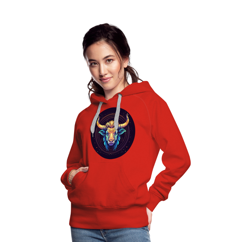 Women’s Magic Taurus Premium Hoodie - red