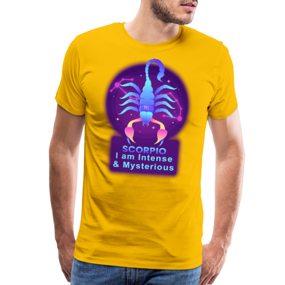 Men's Neon Scorpio Premium T-Shirt - sun yellow