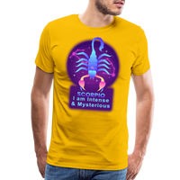 Thumbnail for Men's Neon Scorpio Premium T-Shirt - sun yellow