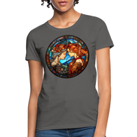 Thumbnail for Women's Mosaic Gemini T-Shirt - charcoal