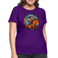 Thumbnail for Women's Mosaic Sagittarius T-Shirt - purple