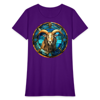 Thumbnail for Women's Mosaic Capricorn T-Shirt - purple