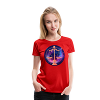 Thumbnail for Women’s Magic Libra Premium T-Shirt - red