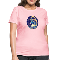 Thumbnail for Women's Mythical Capricorn T-Shirt - pink