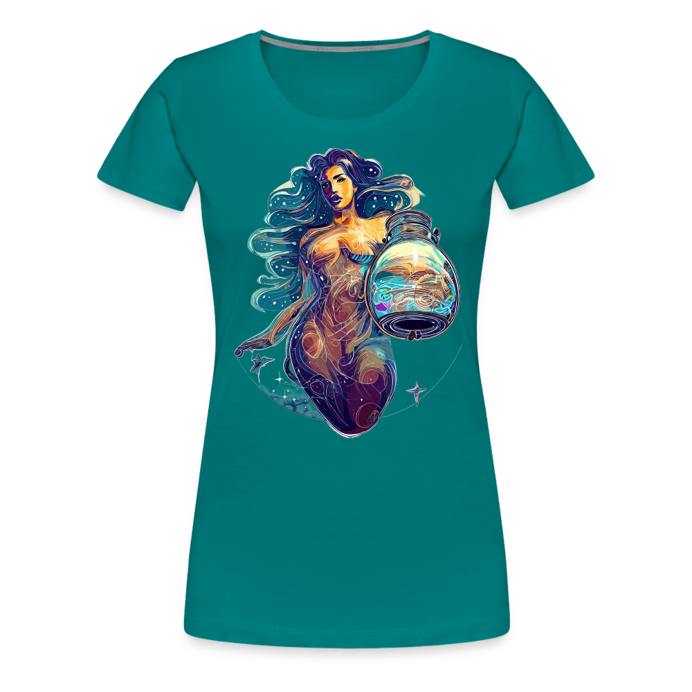 Women’s Mythical Aquarius Premium T-Shirt - teal