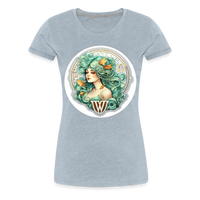 Thumbnail for Women’s Symbol Virgo Premium T-Shirt - heather ice blue