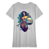 Thumbnail for Women's Mythical Aquarius T-Shirt - heather gray