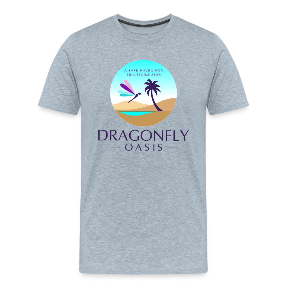 Men's Dragonfly Oasis V.1 Premium T-Shirt - heather ice blue