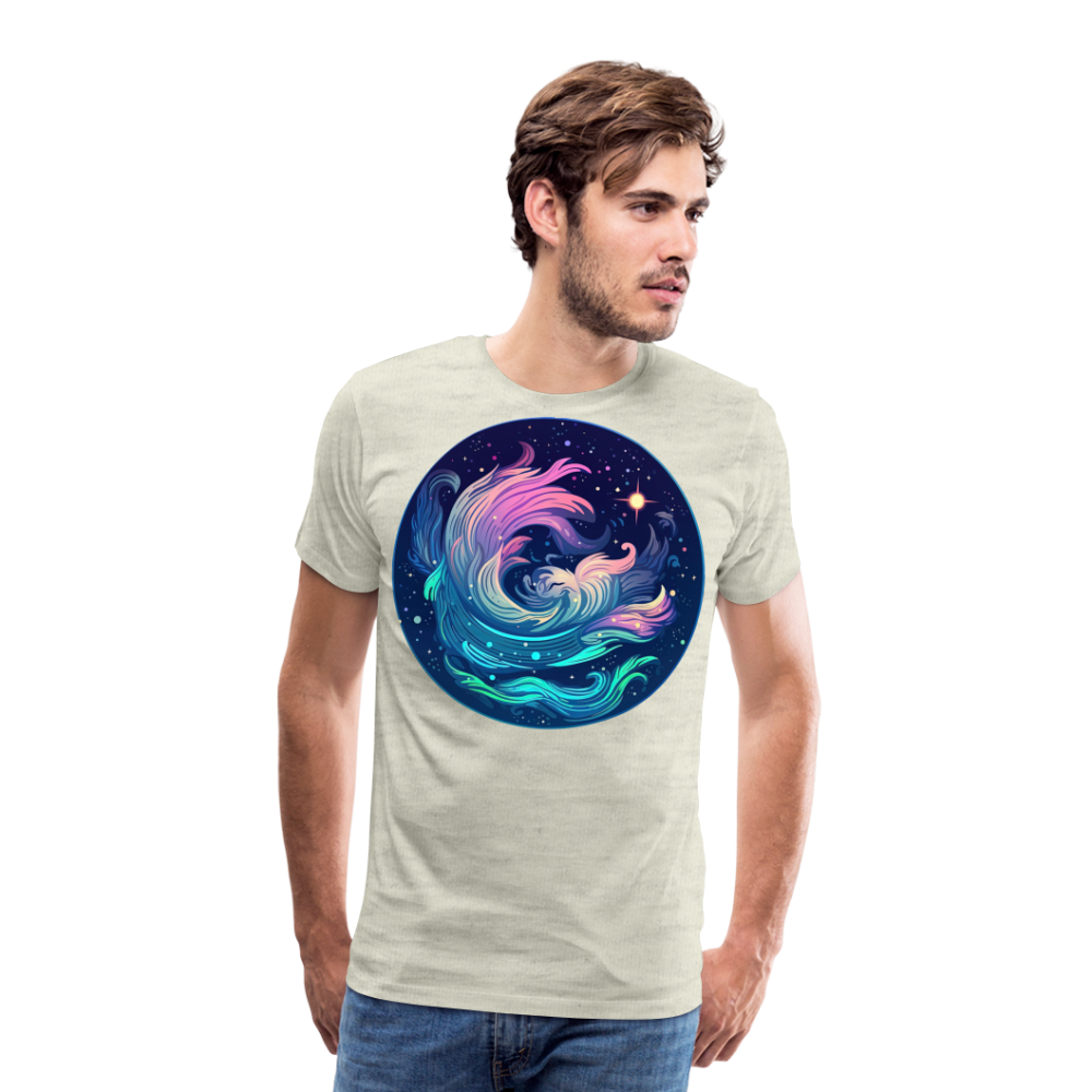 Men's Magic Aquarius Premium T-Shirt - heather oatmeal