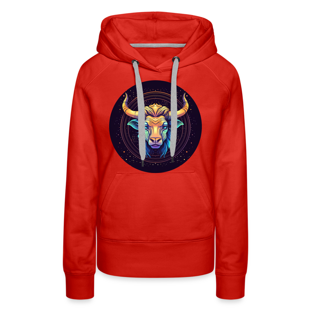 Women’s Magic Taurus Premium Hoodie - red