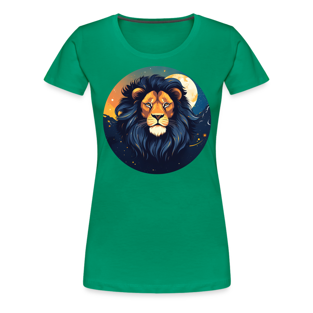 Women's Mystic Leo Premium T-Shirt - kelly green