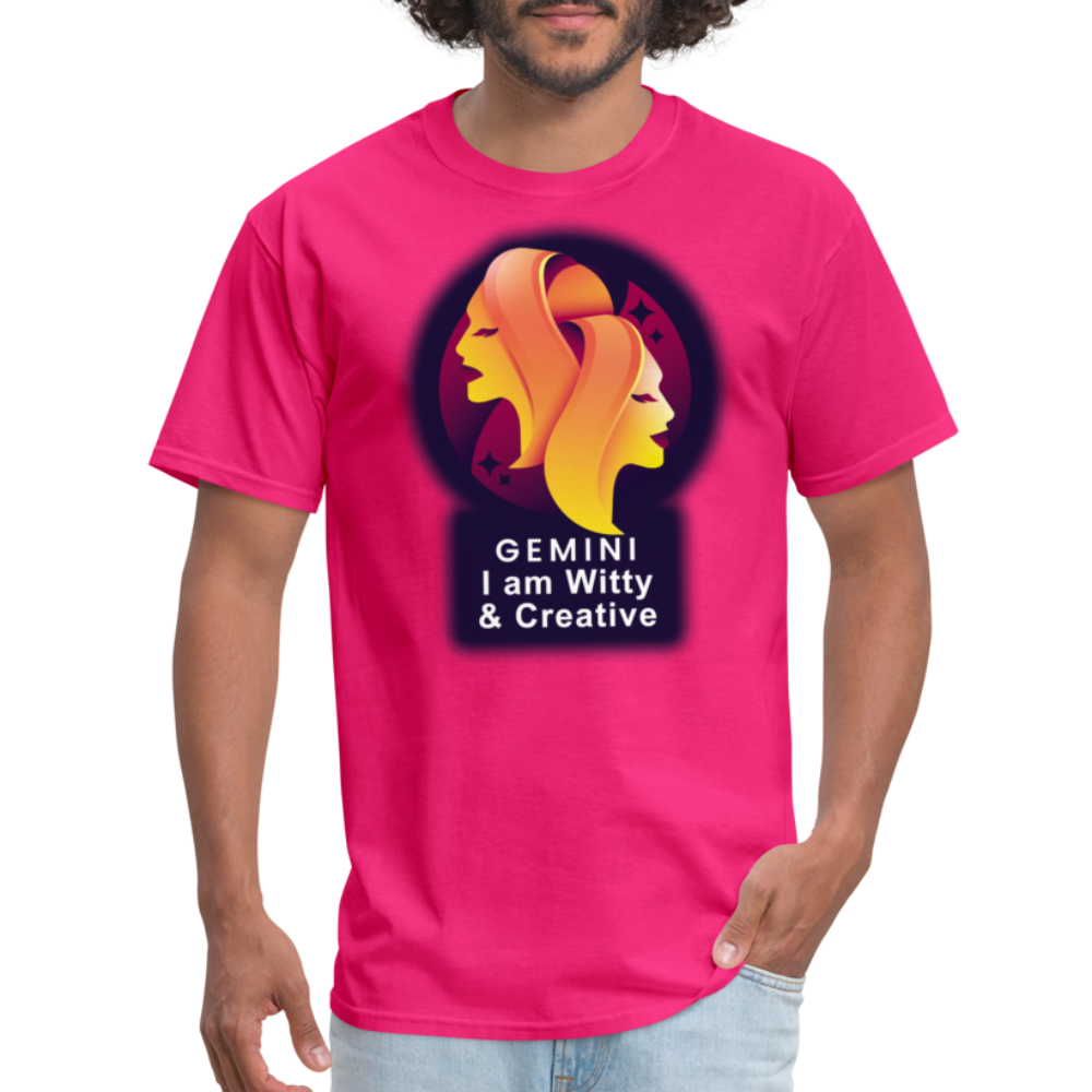 Men's Glow Gemini Classic T-Shirt - fuchsia