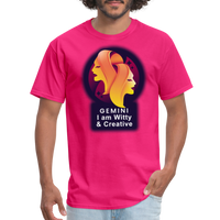 Thumbnail for Men's Glow Gemini Classic T-Shirt - fuchsia