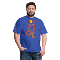 Thumbnail for Men's Power Words Leo Classic T-Shirt - royal blue