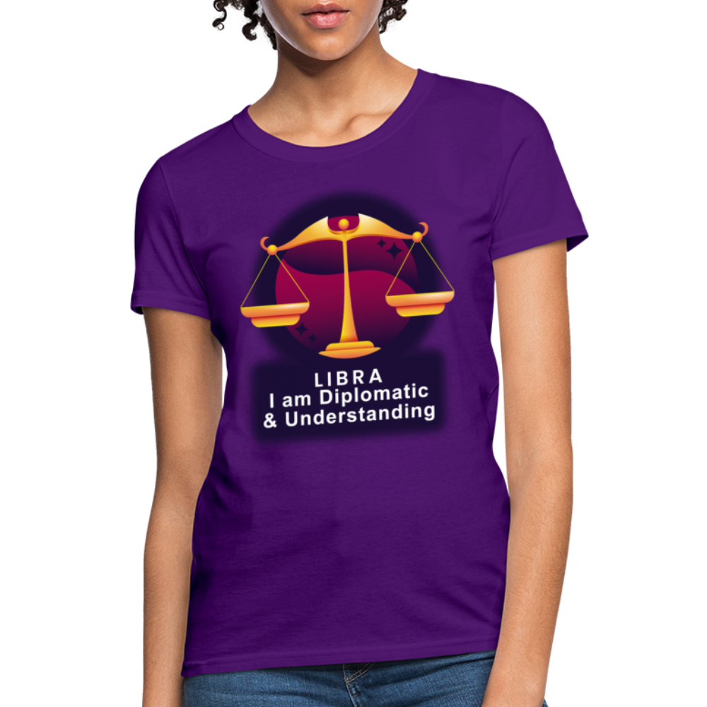 Women's Glow Libra T-Shirt - purple