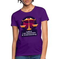 Thumbnail for Women's Glow Libra T-Shirt - purple