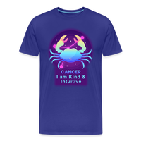 Thumbnail for Men's Neon Cancer Premium T-Shirt - royal blue