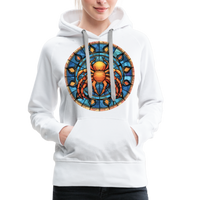 Thumbnail for Women’s Mosaic Cancer Premium Hoodie - white