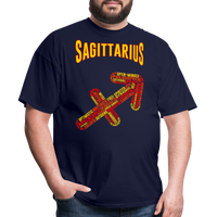 Thumbnail for Men's Power Words Sagittarius Classic T-Shirt - navy