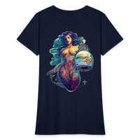 Thumbnail for Women's Mythical Aquarius T-Shirt - navy