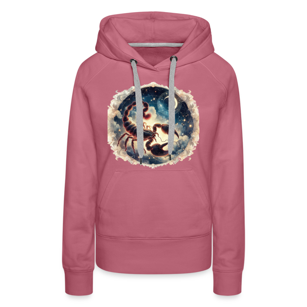 Women’s Mythical Scorpio Premium Hoodie - mauve