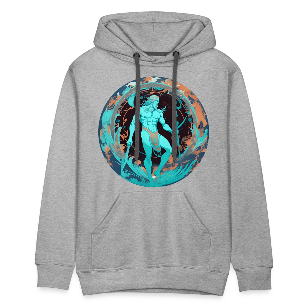 Men’s Mythical Aquarius Premium Hoodie - heather grey