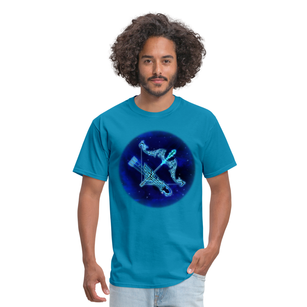 Men's Stellar Sagittarius Classic T-Shirt - turquoise