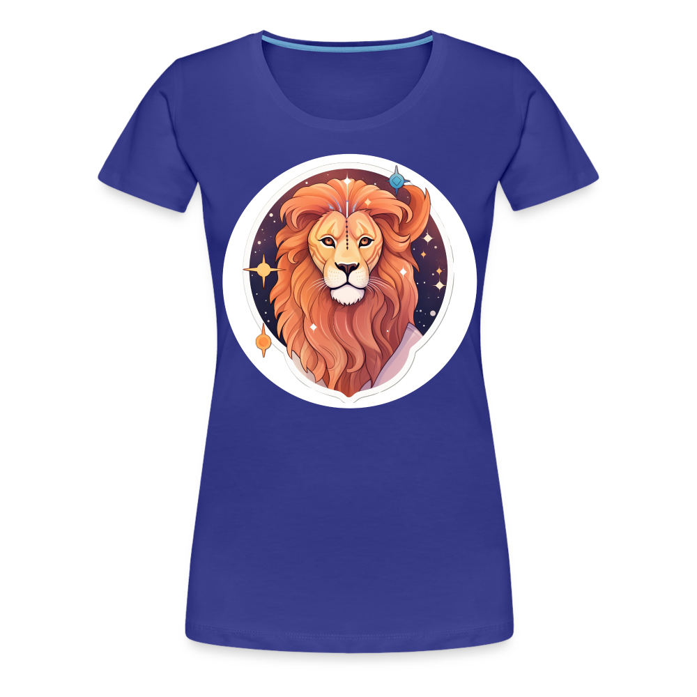 Women's Symbol Leo Premium T-Shirt - royal blue