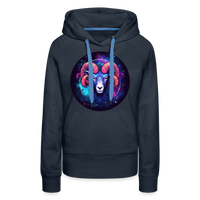 Thumbnail for Women’s Magic Aries Premium Hoodie - navy