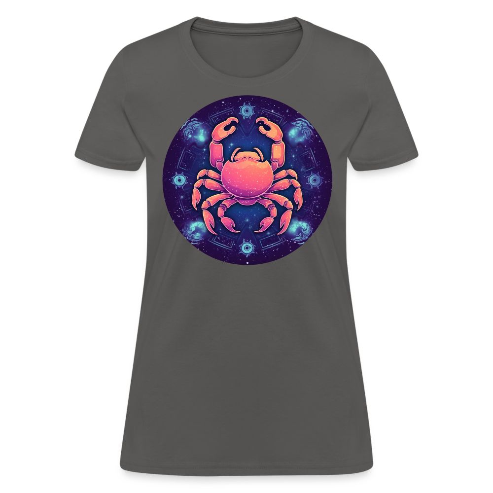 Women's Magic Cancer T-Shirt - charcoal