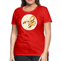 Thumbnail for Women’s Mosaic Scorpio Premium T-Shirt - red