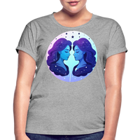 Thumbnail for Women's Magic Gemini Relaxed Fit T-Shirt - heather gray