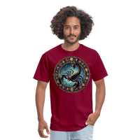 Thumbnail for Men's Mythical Scorpio Classic T-Shirt - burgundy