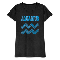 Thumbnail for Women's Power Words Aquarius Premium T-Shirt - charcoal grey