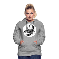 Thumbnail for Women’s Magic Scorpio Premium Hoodie - heather grey